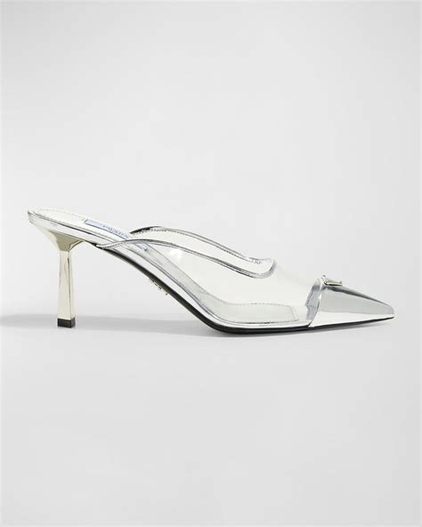 prada clear mule|Prada slippers for women.